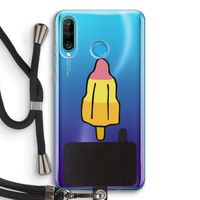 Raketijsje: Huawei P30 Lite Transparant Hoesje met koord