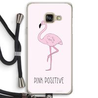 Pink positive: Samsung Galaxy A3 (2016) Transparant Hoesje met koord