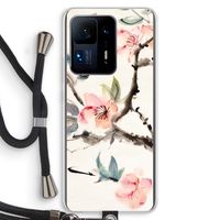 Japanse bloemen: Xiaomi Mi Mix 4 Transparant Hoesje met koord