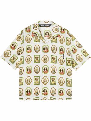 Palm Angels chemise à imprimé graphique - Blanc