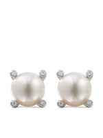 David Yurman puces d'oreilles Pearl en argent sterling (14 mm)