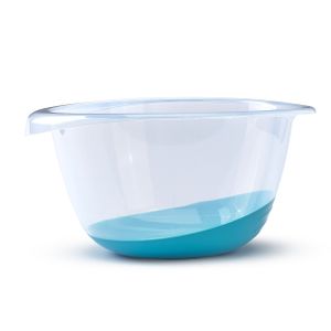 Beslagkom/mengkom - 6 liter - kunststof - blauw