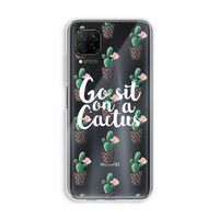 Cactus quote: Huawei P40 Lite Transparant Hoesje