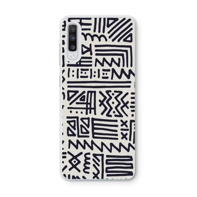 Marrakech print: Samsung Galaxy A70 Transparant Hoesje