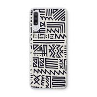 Marrakech print: Samsung Galaxy A70 Transparant Hoesje