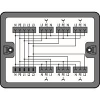 WAGO 899-631/100-000 Verdeeldoos 899 25 A Zwart 1 stuk(s)