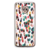 Tropical Dots: Motorola Moto G6 Transparant Hoesje