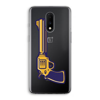 Pew Pew Pew: OnePlus 7 Transparant Hoesje