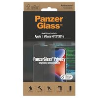 PanzerGlass Classic Fit Privacy iPhone 13/13 Pro/14 Screenprotector - thumbnail