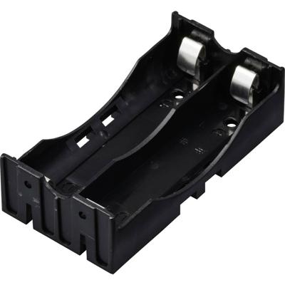 TRU COMPONENTS TC-13220704 Batterijhouder Aantal cellen: 2 18650 Contactpolen (l x b x h) 78 x 40 x 21 mm