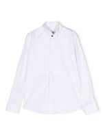 Paolo Pecora Kids chemise en coton à manches longues - Blanc