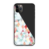 Gekleurde driehoekjes pastel: iPhone 11 Pro Biologisch afbreekbaar hoesje