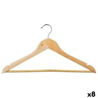 Kledinghangers 5five 45 x 23 cm Natuurlijk Hout Bruin 8 Onderdelen
