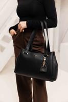 Guess Evie Girlfriend Carryal Handtas Dames Zwart - Maat One Size - Kleur: Zwart | Soccerfanshop