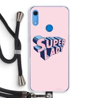 Superlady: Huawei Y6s Transparant Hoesje met koord Superlady: Huawei Y6s Transparant Hoesje met koord