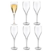 Vicrila Champagneglas - 6x - Elytium - gehard glas - 17 cl - flutes - prosecco / cava
