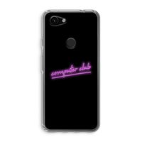 Vice Black: Google Pixel 3a Transparant Hoesje