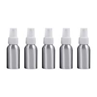 5 stuks hervulbare glas fijne mist verstuivers aluminium fles 50ml (wit) 5 stuks hervulbare glas fijne mist verstuivers aluminium fles 50ml (wit)