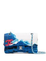 CHANEL Pre-Owned sac porté épaule Surf Line Choco Bar Flap (2002) - Bleu - thumbnail