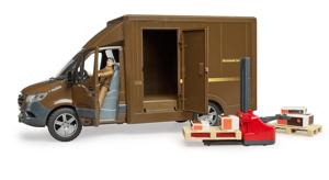 bruder MB Sprinter UPS met chauffeur en toebehoren modelvoertuig