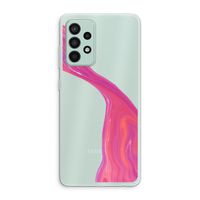 Paarse stroom: Samsung Galaxy A52s 5G Transparant Hoesje