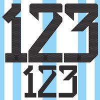 Nummers Officiële Argentinië Bedrukking 2022-2023 - thumbnail