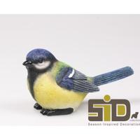 Beeld Vogel koolmeesje M 15,5x6,5x8,5cm Beeld Vogel koolmeesje M 15,5x6,5x8,5cm