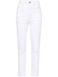 ISABEL MARANT jean skinny Niliane à taille haute - Blanc