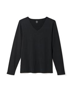HEMA Dames T-shirt Biologisch Katoen Zwart (zwart)