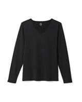 HEMA Dames T-shirt Biologisch Katoen Zwart (zwart)