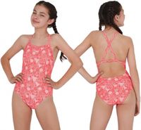 Speedo badpak DazzleGeo meisjes polyamide roze - thumbnail