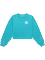 Sporty & Rich NY Country Club cropped sweatshirt - Bleu