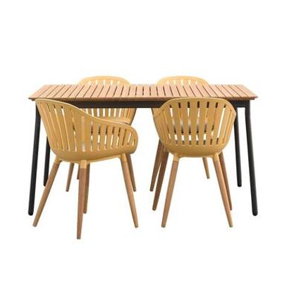 Le Sud tuinset Rodez Loire - geel - 5-delig