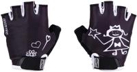 CONTEC kinderhandschoen "girly" ct glove girly black/white - s