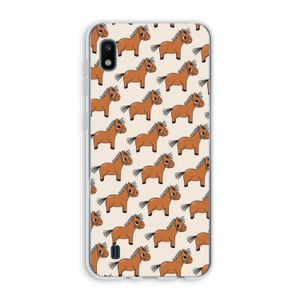 Pony: Samsung Galaxy A10 Transparant Hoesje