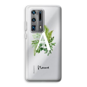 Green Brush: Huawei P40 Pro Plus Transparant Hoesje