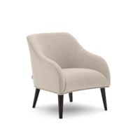Kave Home Fauteuil 'Bobly' Bruine poot, kleur Beige