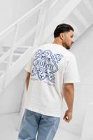 Quotrell Coastal T-Shirt Heren Wit/Blauw - Maat L - Kleur: Wit | Soccerfanshop