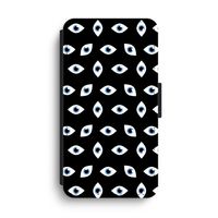 Eyes pattern: iPhone XS Max Flip Hoesje