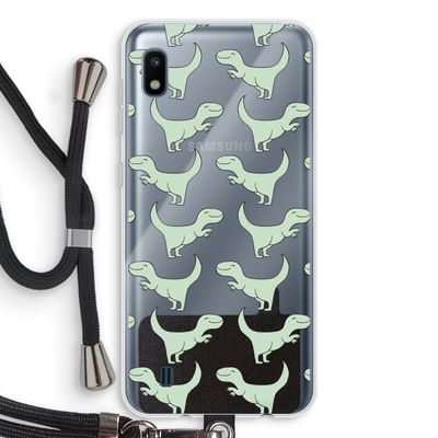 Dinos: Samsung Galaxy A10 Transparant Hoesje met koord
