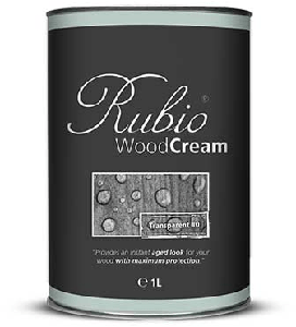 rubio monocoat woodcream transparent #0 1 ltr