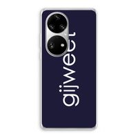 Gijweet: Huawei P50 Pro Transparant Hoesje