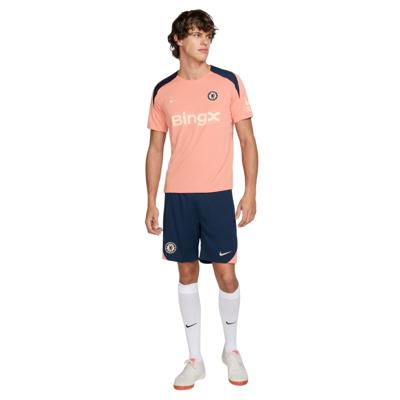 Nike Chelsea Strike Trainingsset 2024-2025 Lichtroze Donkerblauw Goud