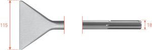 Spadebeitel sds-max 115x350mm