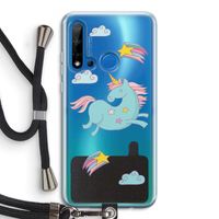 Vliegende eenhoorn: Huawei P20 Lite (2019) Transparant Hoesje met koord