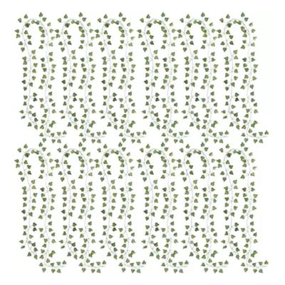 Gardlov Klimop/Hedera kunstplant slinger - 4x - 25,5 meter - polyester/kunststof