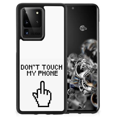 Samsung Galaxy S20 Ultra | TPU Hoesje | Finger Don&apos;t Touch My Phone