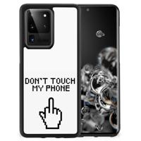 Samsung Galaxy S20 Ultra | TPU Hoesje | Finger Don&apos;t Touch My Phone