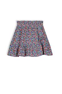 NoNo Meisjes rok floral - Nadia - Ensign blauw