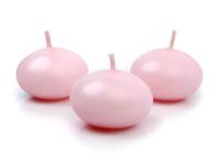 Drijvende Kaars Mat Roze (50st)